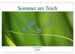 Sommer am Teich (Wandkalender 2024 DIN A3 quer), CALVENDO Monatskalender