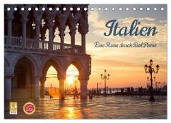 Italien - Eine Reise durch Bel Paese (Tischkalender 2024 DIN A5 quer), CALVENDO Monatskalender