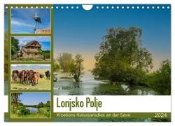 Lonjsko Polje, Kroatiens Naturparadies an der Save (Wandkalender 2024 DIN A4 quer), CALVENDO Monatskalender