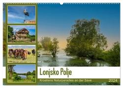 Lonjsko Polje, Kroatiens Naturparadies an der Save (Wandkalender 2024 DIN A2 quer), CALVENDO Monatskalender