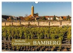 Welterbe Gärtnerstadt Bamberg (Wandkalender 2024 DIN A3 quer), CALVENDO Monatskalender
