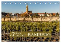 Welterbe Gärtnerstadt Bamberg (Tischkalender 2024 DIN A5 quer), CALVENDO Monatskalender