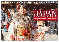 Japan: Aufregende Metropolen und gelebte Tradition (Wandkalender 2024 DIN A4 quer), CALVENDO Monatskalender