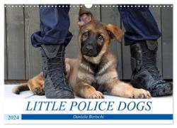 Little Police Dogs (Wandkalender 2024 DIN A3 quer), CALVENDO Monatskalender