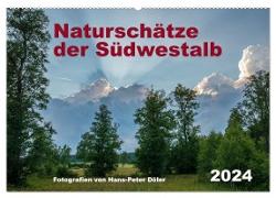 Naturschätze der Südwestalb (Wandkalender 2024 DIN A2 quer), CALVENDO Monatskalender
