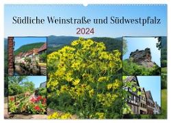 Südliche Weinstraße und Südwestpfalz (Wandkalender 2024 DIN A2 quer), CALVENDO Monatskalender
