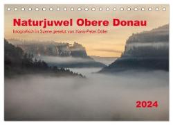 Naturjuwel Obere Donau (Tischkalender 2024 DIN A5 quer), CALVENDO Monatskalender