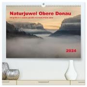 Naturjuwel Obere Donau (hochwertiger Premium Wandkalender 2024 DIN A2 quer), Kunstdruck in Hochglanz