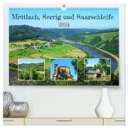 Mettlach, Serrig und Saarschleife (hochwertiger Premium Wandkalender 2024 DIN A2 quer), Kunstdruck in Hochglanz