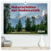 Naturschätze der Südwestalb (hochwertiger Premium Wandkalender 2024 DIN A2 quer), Kunstdruck in Hochglanz