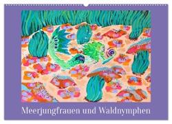 Meerjungfrauen und Waldnymphen (Wandkalender 2024 DIN A2 quer), CALVENDO Monatskalender