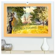 Grüne Welt DAMME (hochwertiger Premium Wandkalender 2024 DIN A2 quer), Kunstdruck in Hochglanz