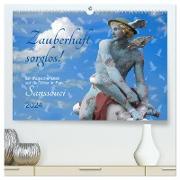 Zauberhaft sorglos Ein magischer Blick auf die Götter im Park Sanssouci (hochwertiger Premium Wandkalender 2024 DIN A2 quer), Kunstdruck in Hochglanz