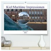 Kiel: Maritime Impressionen (hochwertiger Premium Wandkalender 2024 DIN A2 quer), Kunstdruck in Hochglanz