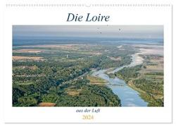 Die Loire aus der Luft (Wandkalender 2024 DIN A2 quer), CALVENDO Monatskalender