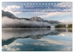 Faszinierendes Oberengadin (Tischkalender 2024 DIN A5 quer), CALVENDO Monatskalender