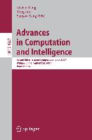 Advances in Computation and Intelligence