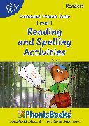 Phonic Books Dandelion Readers Reading and Spelling Activities Vowel Spellings Level 1 (One vowel team for 12 different vowel sounds ai, ee, oa, ur, ea, ow, b‘oo’t, igh, l‘oo’k, aw, oi, ar)