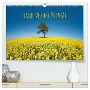 Farbenfrohe Heimat (hochwertiger Premium Wandkalender 2024 DIN A2 quer), Kunstdruck in Hochglanz