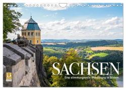Sachsen - Eine stimmungsvolle Wanderung in Bildern (Wandkalender 2024 DIN A4 quer), CALVENDO Monatskalender