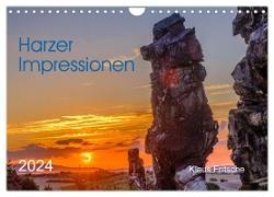 Harzer Impressionen (Wandkalender 2024 DIN A4 quer), CALVENDO Monatskalender