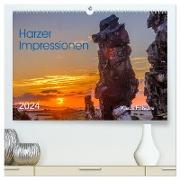 Harzer Impressionen (hochwertiger Premium Wandkalender 2024 DIN A2 quer), Kunstdruck in Hochglanz