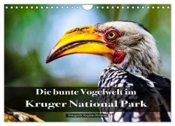 Die bunte Vogelwelt im Kruger National Park (Wandkalender 2024 DIN A4 quer), CALVENDO Monatskalender
