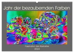 Jahr der bezaubernden Farben (Wandkalender 2024 DIN A2 quer), CALVENDO Monatskalender