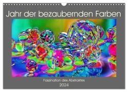 Jahr der bezaubernden Farben (Wandkalender 2024 DIN A3 quer), CALVENDO Monatskalender