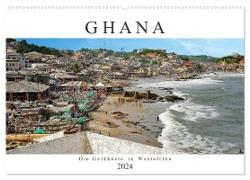 Ghana - Die Goldküste in Westafrika (Wandkalender 2024 DIN A2 quer), CALVENDO Monatskalender
