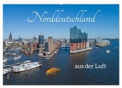 Norddeutschland aus der Luft (Wandkalender 2024 DIN A2 quer), CALVENDO Monatskalender