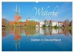 Welterbe - Stätten in Deutschland (Wandkalender 2024 DIN A2 quer), CALVENDO Monatskalender