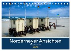 Norderneyer Ansichten (Tischkalender 2024 DIN A5 quer), CALVENDO Monatskalender