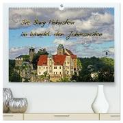 Die Burg Hohnstein im Wandel der Jahreszeiten (hochwertiger Premium Wandkalender 2024 DIN A2 quer), Kunstdruck in Hochglanz