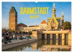 Darmstadt im Licht (Wandkalender 2024 DIN A2 quer), CALVENDO Monatskalender