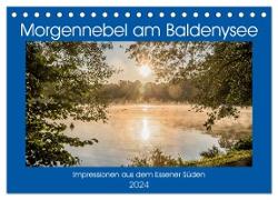 Morgennebel am Baldeneysee (Tischkalender 2024 DIN A5 quer), CALVENDO Monatskalender