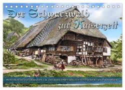 Der Schwarzwald zur Kaiserzeit - Fotos neu restauriert (Tischkalender 2024 DIN A5 quer), CALVENDO Monatskalender