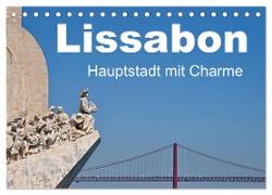 Lissabon - Hauptstadt mit Charme (Tischkalender 2024 DIN A5 quer), CALVENDO Monatskalender