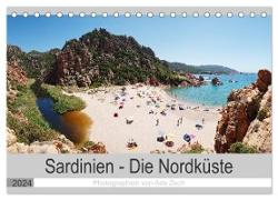 Sardinien ¿ Die Nordküste (Tischkalender 2024 DIN A5 quer), CALVENDO Monatskalender