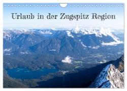 Urlaub in der Zugspitz Region (Wandkalender 2024 DIN A4 quer), CALVENDO Monatskalender