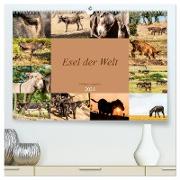 Esel der Welt - Lieblings Langohren (hochwertiger Premium Wandkalender 2024 DIN A2 quer), Kunstdruck in Hochglanz