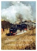 Deutsche Reichsbahn-Dampfzüge vor über 40 Jahren (Wandkalender 2024 DIN A4 hoch), CALVENDO Monatskalender