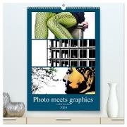 Photo meets graphics - Von Ralf Kretschmer (hochwertiger Premium Wandkalender 2024 DIN A2 hoch), Kunstdruck in Hochglanz