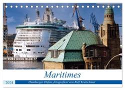 Maritimes. Hamburger Hafen, fotografiert von Ralf Kretschmer (Tischkalender 2024 DIN A5 quer), CALVENDO Monatskalender