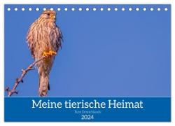 Meine tierische Heimat (Tischkalender 2024 DIN A5 quer), CALVENDO Monatskalender