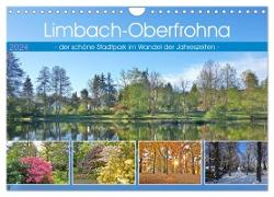Limbach-Oberfrohna - der schöne Stadtpark im Wandel der Jahreszeiten (Wandkalender 2024 DIN A4 quer), CALVENDO Monatskalender