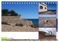 Fuerteventura in Ruhe (Tischkalender 2024 DIN A5 quer), CALVENDO Monatskalender