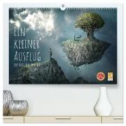 Ein kleiner Ausflug ins Reich der Fantasie (hochwertiger Premium Wandkalender 2024 DIN A2 quer), Kunstdruck in Hochglanz