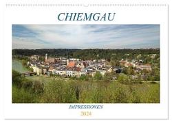 Chiemgau - Impressionen (Wandkalender 2024 DIN A2 quer), CALVENDO Monatskalender