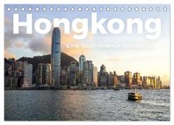 Hongkong - Eine faszinierende Weltstadt. (Tischkalender 2024 DIN A5 quer), CALVENDO Monatskalender